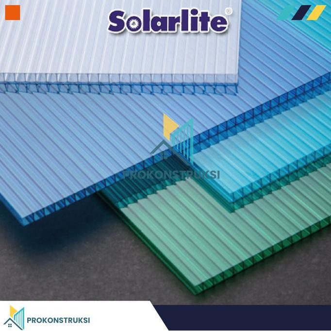 Solarlite 5mm Atap Polycarbonate - Dark Grey TF