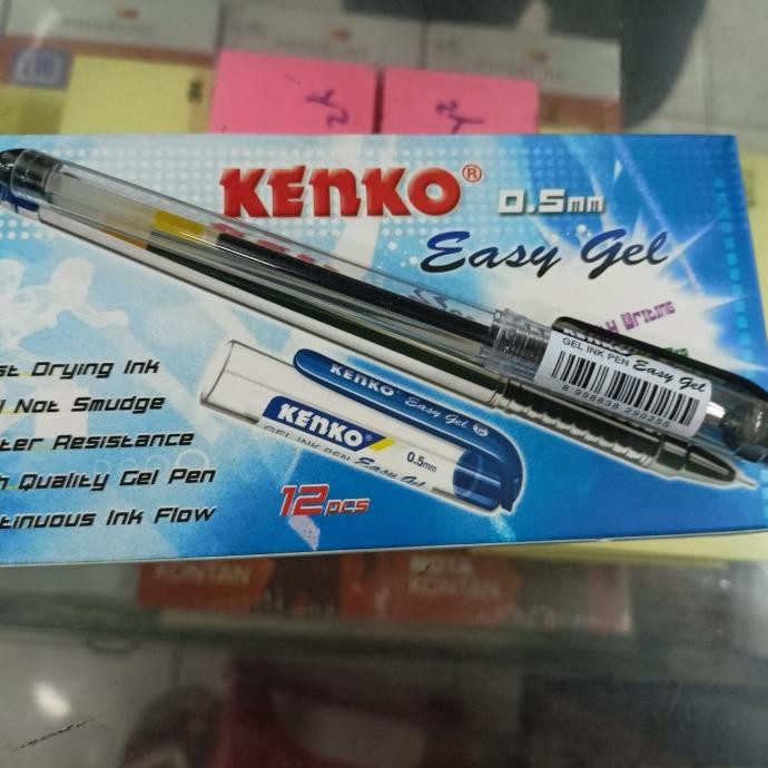 

Produk Baru!! pulpen easy gel per lusin HTM&biru