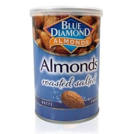 

almond blue diamond roasted salted 130gr termurah