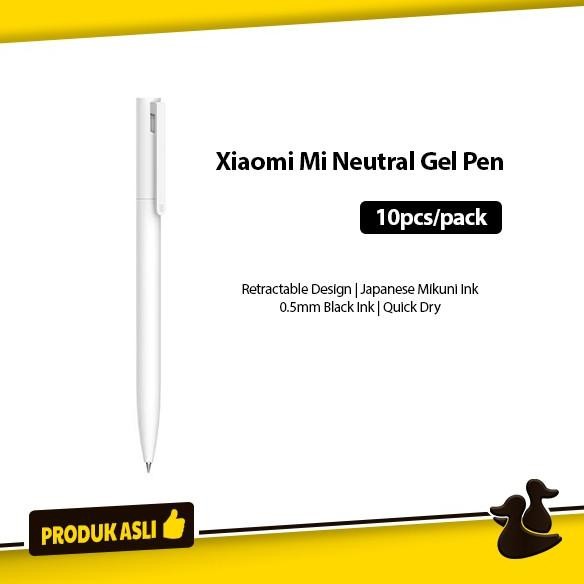 

Produk Baru!! Xiaomi Mi Neutral Gel Pen Pena Pulpen Gel Mikuni Ink Original