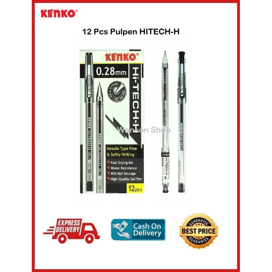

Produk Baru!! PULPEN KENKO HI TECH H 0.28MM / PEN GEL KENKO LUSINAN