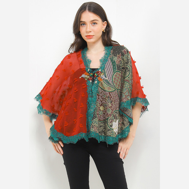 LUIRE by Raden Sirait Kebaya Reling Batik Wanita