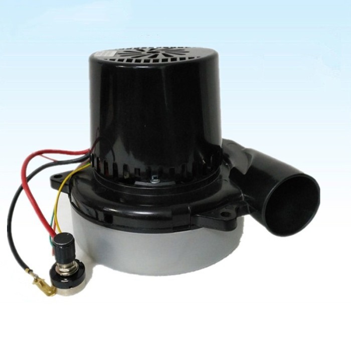 TWO-LAYER SIDE PIPE DC BRUSHLESS SPEED REGULATING WATER SUCTION MOTOR SCRUBBER BRUSHLESS FAN 24V 36 
