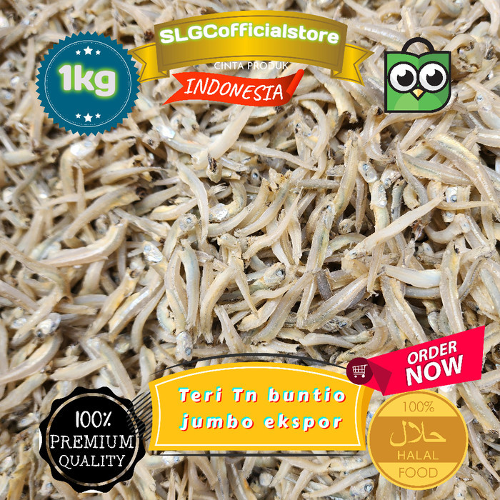 

Ikan asin teri tn buntio jumbo ekspor 1kg
