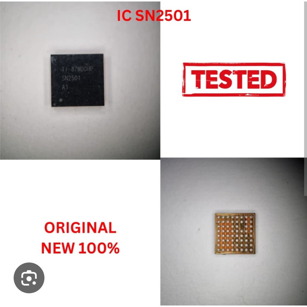 IC CAS IPHONE 8/ 8 PLUS / X SN2501-SN2501A1 / U3300) TESTED MACPLUS ORIGINAL 100%