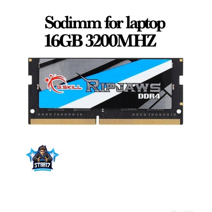 Dijamin Ok3- G.skill Gskill 16GB DDR4 3200Mhz for Laptop Sodimm