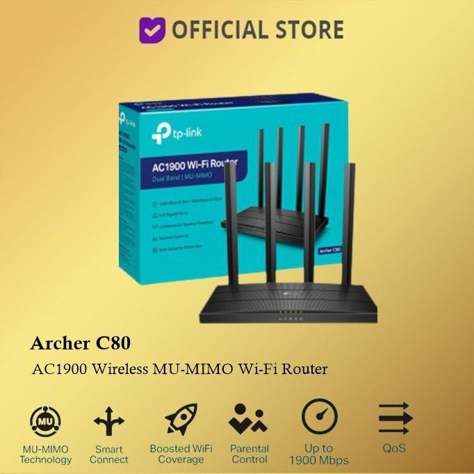 Tp-Link Archer C80 Ac1900 Wifi Router Tplink Archer C80 C 80