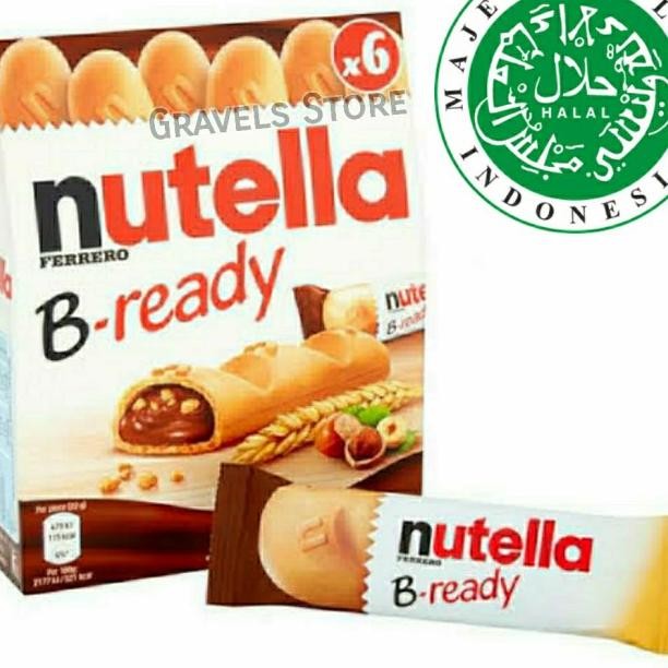 

132Gr Ferrero Nutella Bready Halal B Ready Bready Wafer Hazelnut