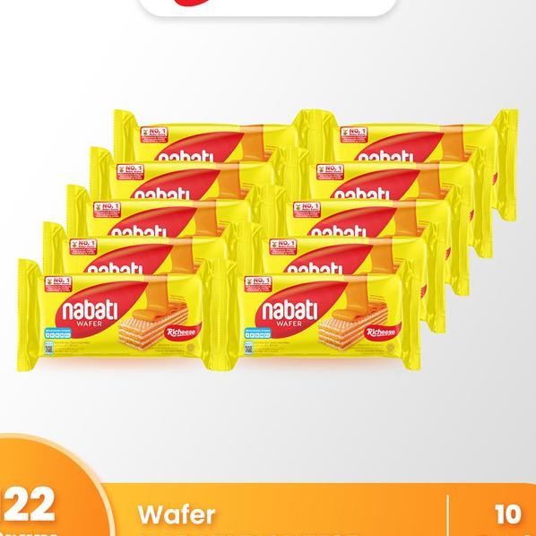 

Bundle Pa Ii 10 Nabati Wafer Richeee 122Gr