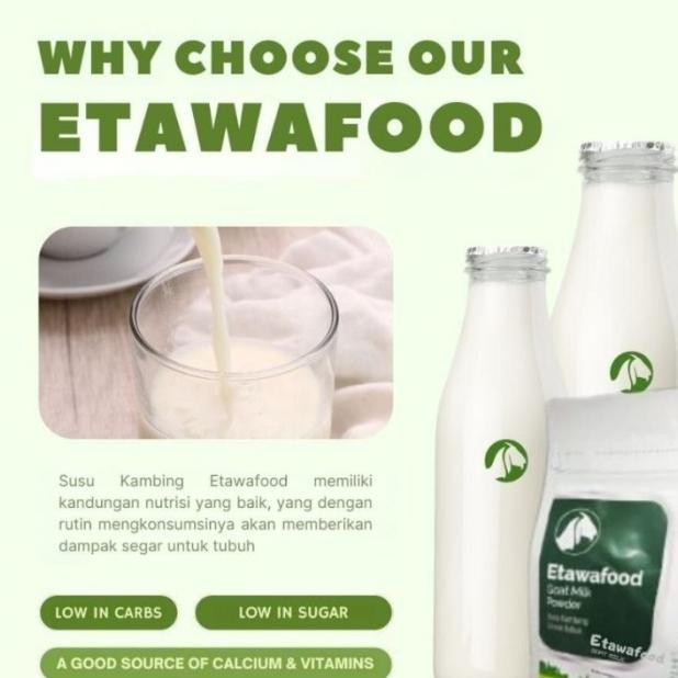 

Etawa Food Uu Ambing Etawa Bubu Raa 1G Ala Rendah Gula Bantu Mengatai Aam Urat Nyeri Endi Oteoporoi Eba