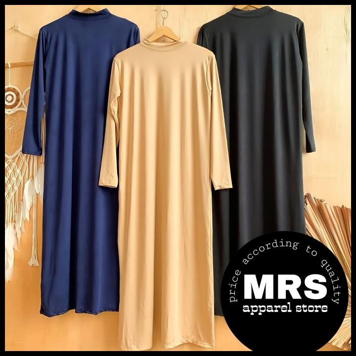 Best Seller Baju Inner Gamis Polos Lengan Panjang Muslimah