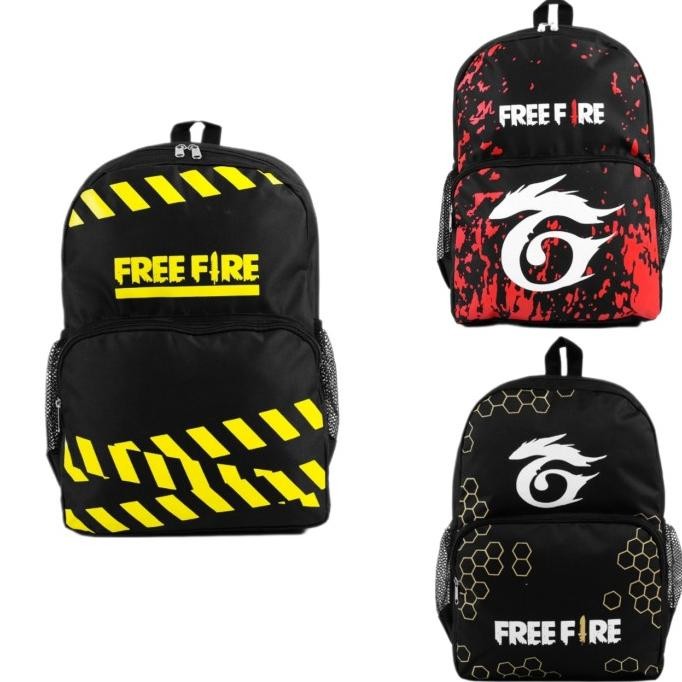 TAS SEKOLAH FF FREE FIRE MASTER TAS PUNGGUNG ANAK LAKI LAKI FF TAS FF