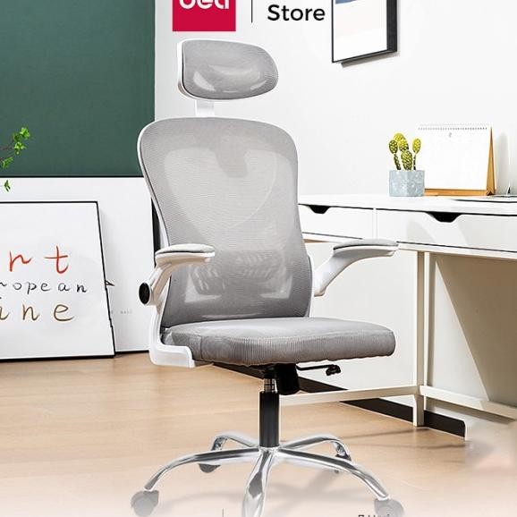 Deli Office Chair Uri Antor Erja Jaring Bantalan Tangan E4930