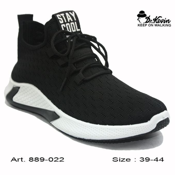 Dr. Kevin Sepatu Sport Pria Men Sneakers 889-022 - Hitam