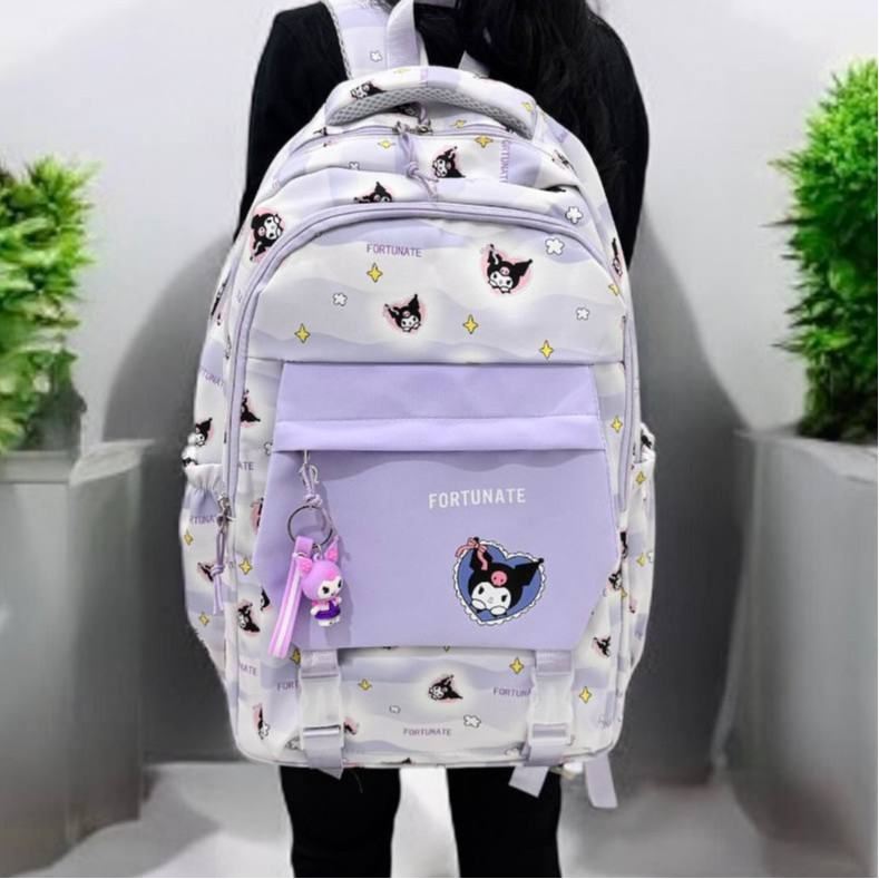 Tas Ransel Sekolah Kuromi Anak SD SMP Tas Sekolah Anak Perempuan Kuromi Berkualitas Tas sekolah SD