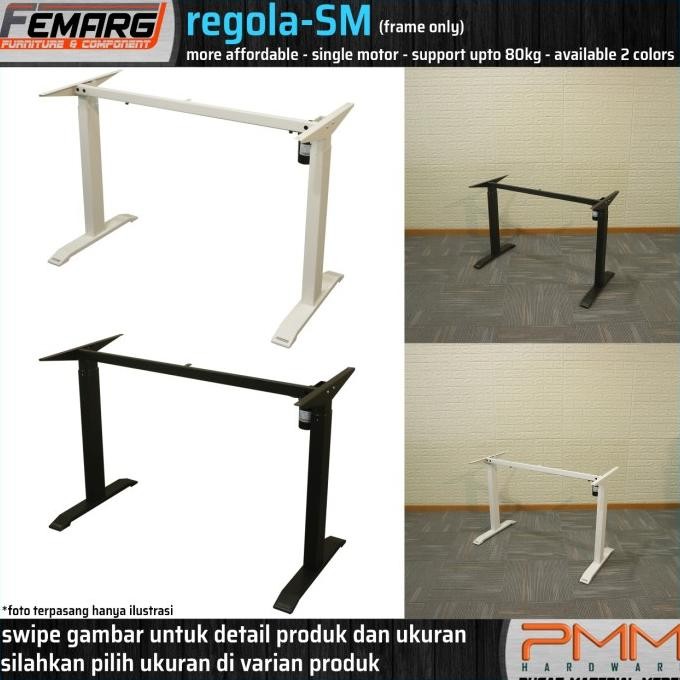 "\"\"\"\] ADJUSTABLE ELECTRIC HIGH DESK | FRAME DESK FEMARG REGOLA SM