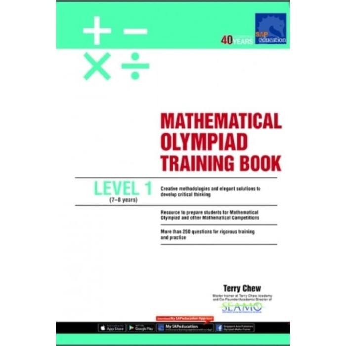 

TERBARU Buku Import SEAMO Math Olympiad Level 1 SD NEW Olimpiade Matematika