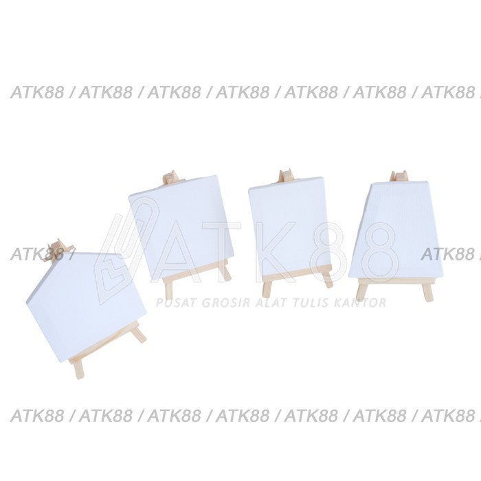 TERLARIS! Paket Kanvas Easel Mini Display Lukis / Small Canvas Easel Painting