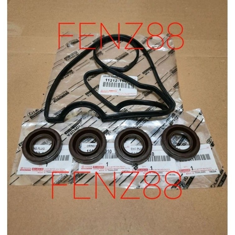 PAKING KLEP PAKING TUTUP KLEP SEAL SIL BUSI GREAT - SOLUNA -TWINCAM ALL NEW COROLLA 1SET