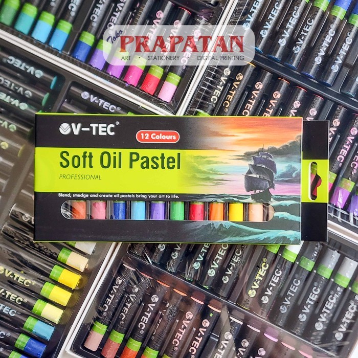 

V-TEC Soft Oil Pastel SOP 712-748 | Pastel Oil Halus