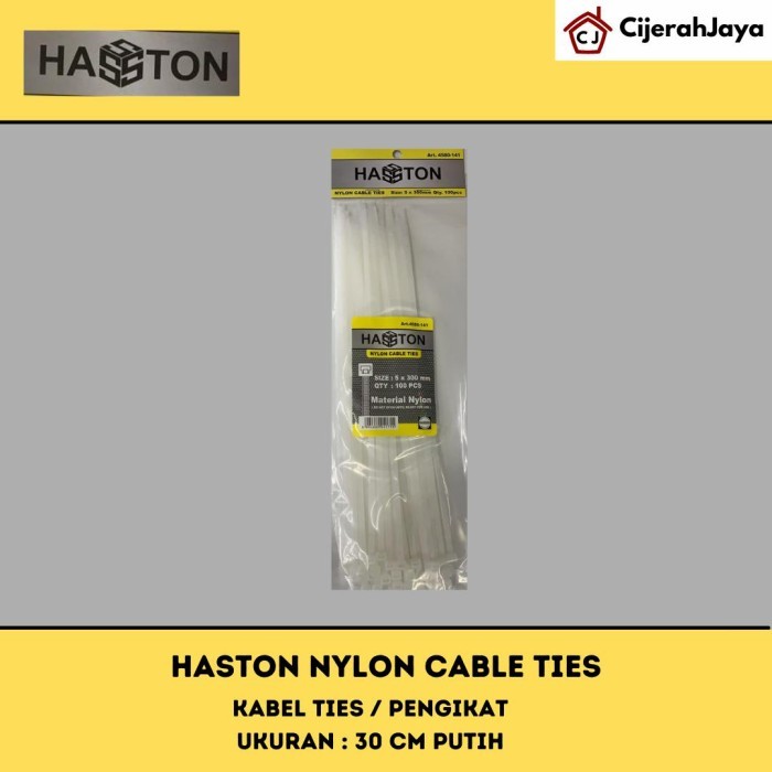 

PROHEX Cable Ties 30 cm PUTIH Hasston Kabel Tie Pengikat Strap 300 mm
