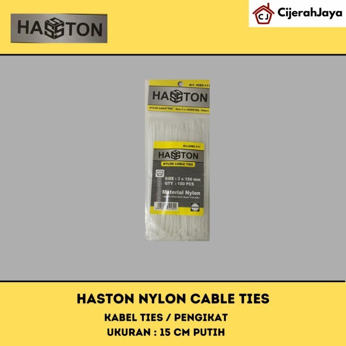 

PROHEX Cable Ties 15 cm PUTIH Hasston Kabel Tie Pengikat Strap 150 mm
