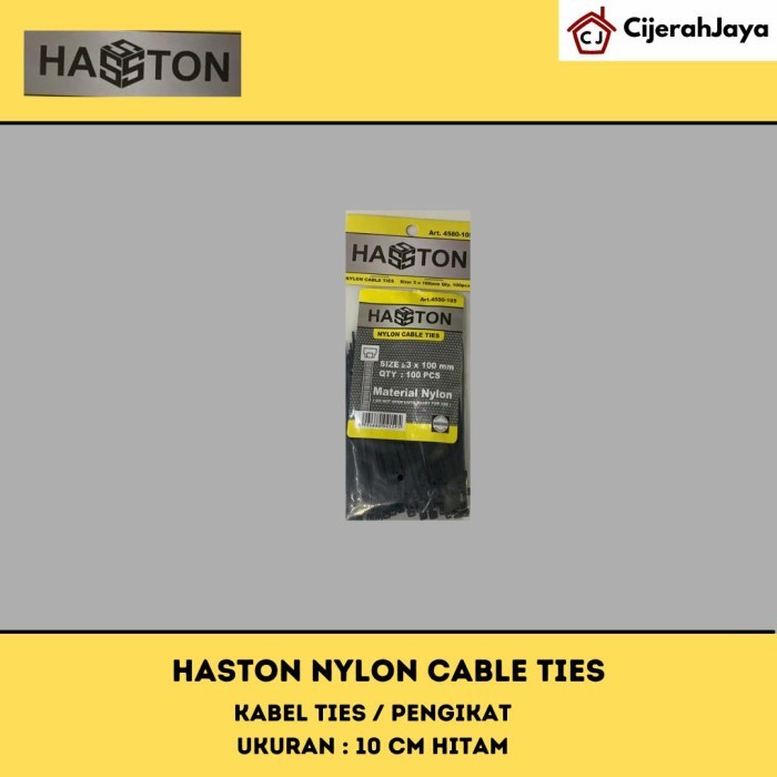 

PROHEX Cable Ties 10 cm HITAM Hasston Kabel Tie Pengikat Strap 100 mm
