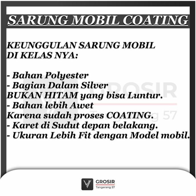 SARUNG MOBIL KARIMUN KOTAK KAPSUL COATING BODY COVER KARIMUN KOTAK Terlaris