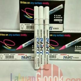 

Spidol Paint Marker Zebra Putih - Medium Point Isi 10 Pcs Putih Termurah