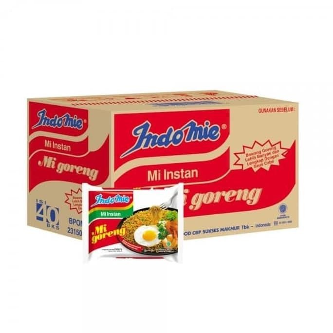 

Terlaris Mie Mi Instant Goreng Indomie 1 Dus / Karton Ready Stok