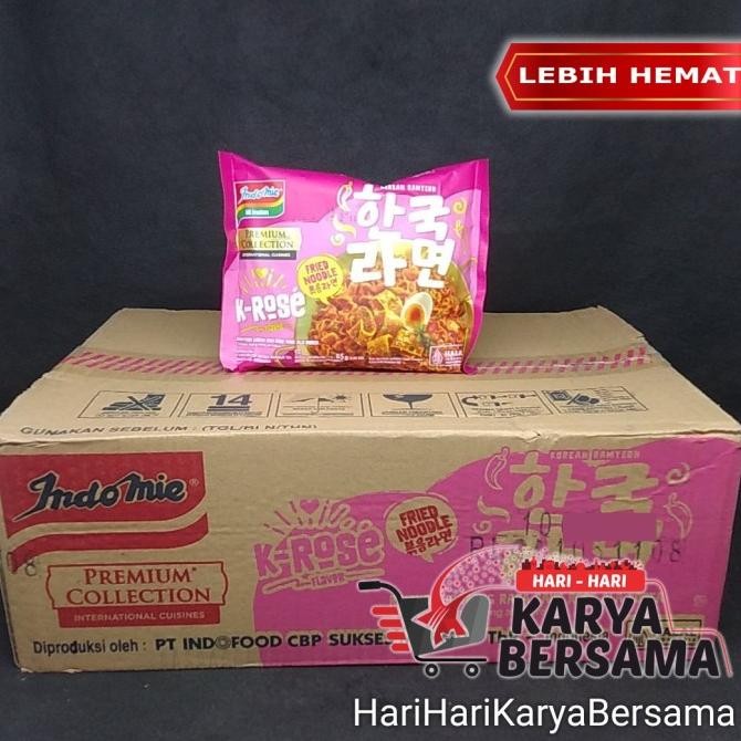 

Terlaris Indomie Mi Instan Goreng K-Rose Korean Per Karton 20'S X 85Gr Ready Stok