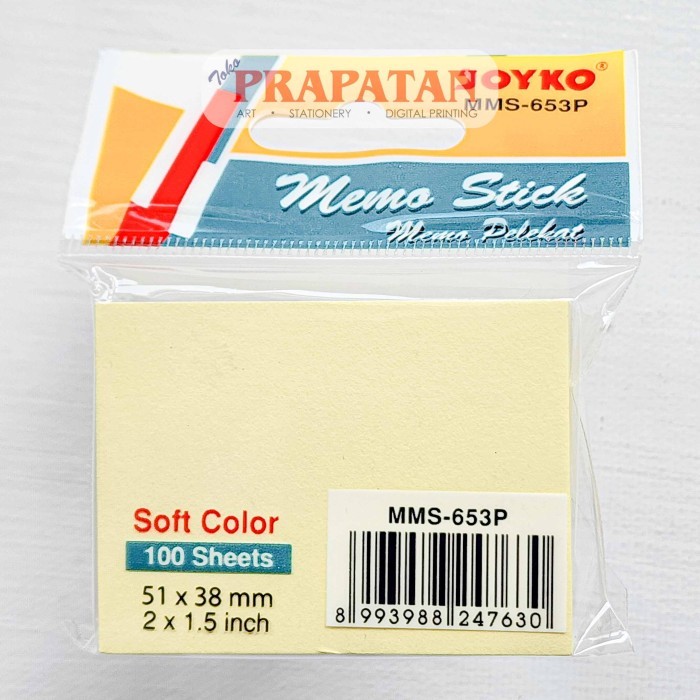 

Joyko Sticky Note MMS-653P | Notes Memo Tempel