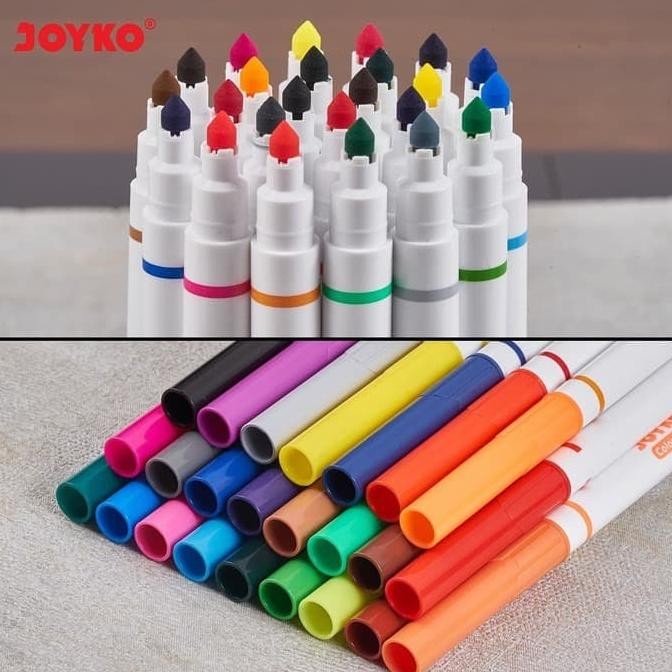 

Colour Pen Spidol CLP 05 isi 24 Warna Marker Highlighter Whiteboard Termurah