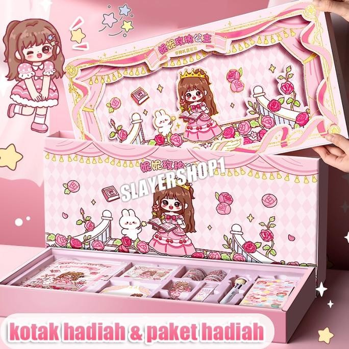 

Terlaris Hot!! Diary Set Buku Jurnal Binder Aesthetic Buat Hadiah Ulang Tahun Ready Stok