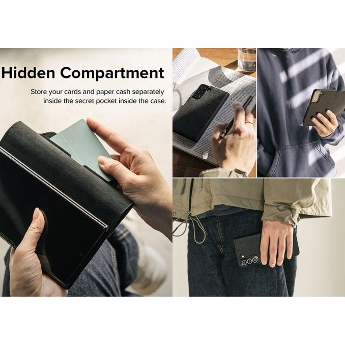 

Terlaris Ringke Galaxy S22 Plus Folio Signature Black Book Case Tipis Fold Ready Stok