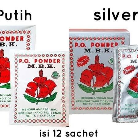 

BARU MBK PUTIH SILVER / BEDAK MBK POWDER ISI 12