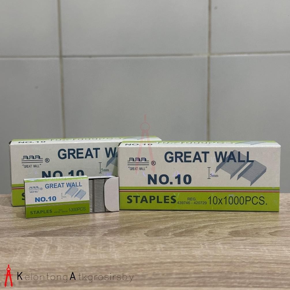 

Promo Isi Staples Kecil (1Pack) Great Wall No 10 Original