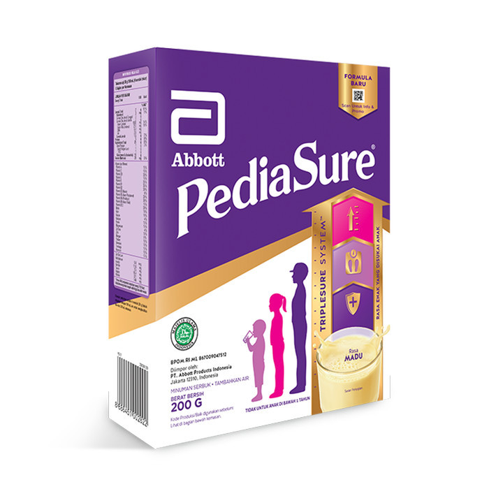 

PEDIASURE TRIPLESURE MADU 200 GR / SUSU ANAK