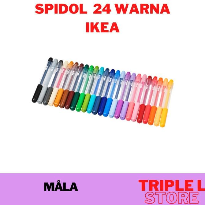 

Spidol Warna Campuran 24 Pcs Warna Mewarnai Termurah