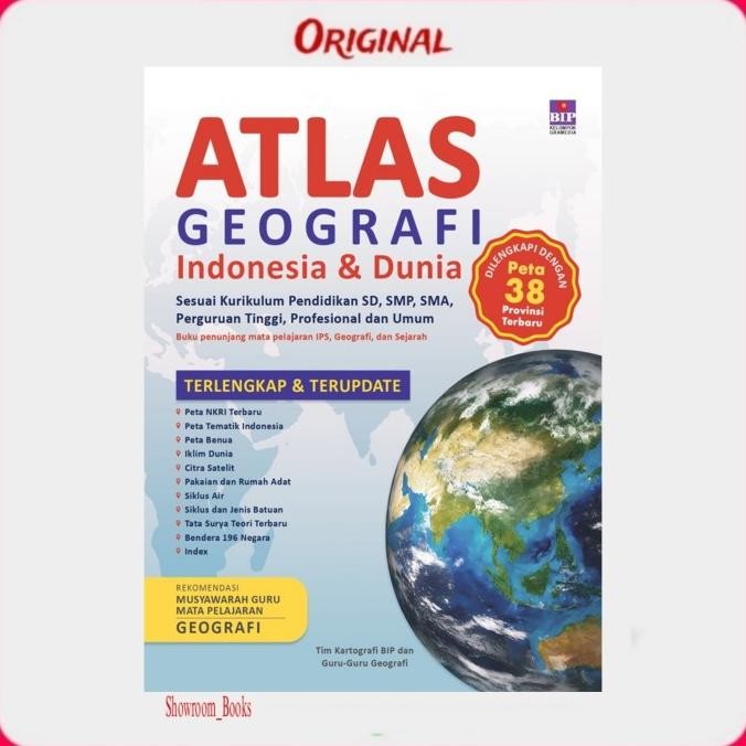 Buku Atlas Geografi Indonesia Dan Dunia