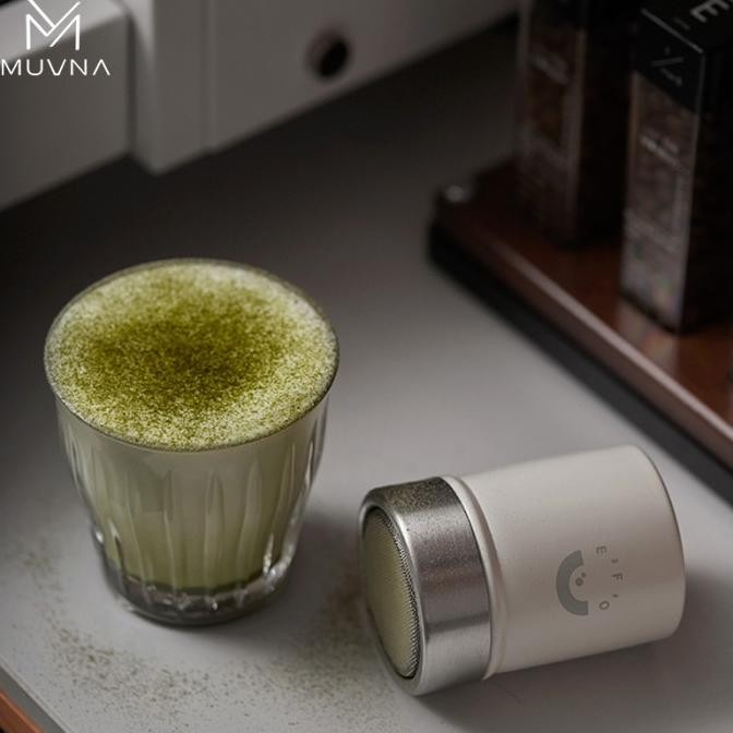 

BARU MUVNA POWDER SPRINKLER FINE FILTER MESH DISPENSER BUBUK KOPI MATCHA STAINLESS STEEL