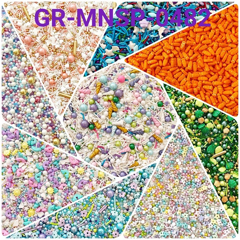 

GR-MNSP-0482 Sprinkles 10gr mermaid donat wortel ikan kenari kerang (sprinkles)