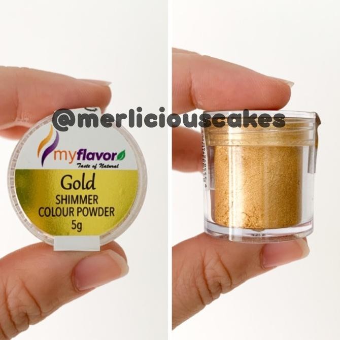 

BARU MY FLAVOR GOLD LUSTRE DUST POWDER HALAL