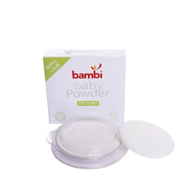 

BARU BAMBI BABY POWDER COMPACT 40GR / BEDAK BAYI / BEDAK PADAT BAYI