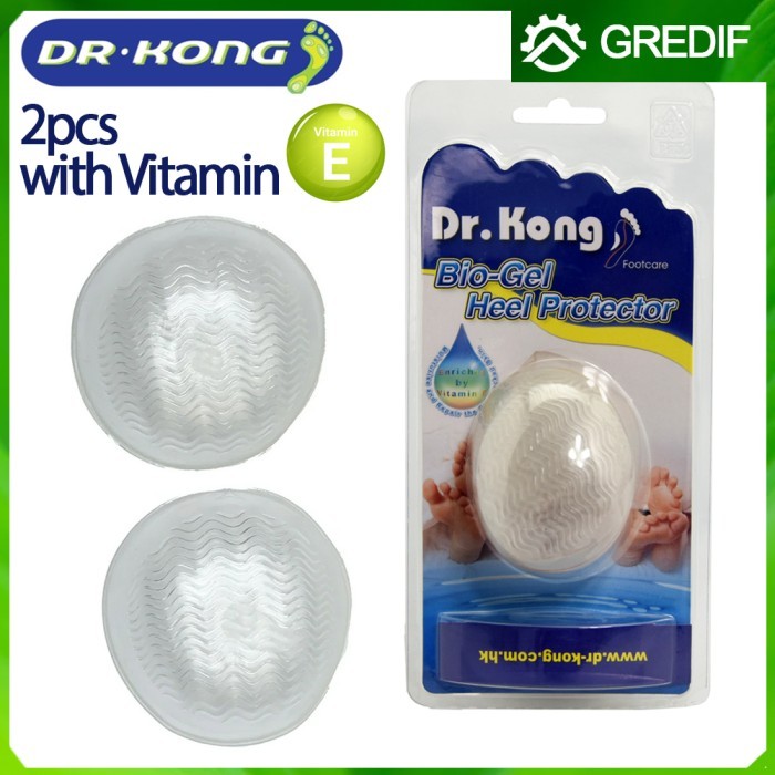 MURAH Dr. Kong Bio-Gel Heel Protector with Strap DKA32 - Pelindung Bantalan Merawat Tumit Telapak