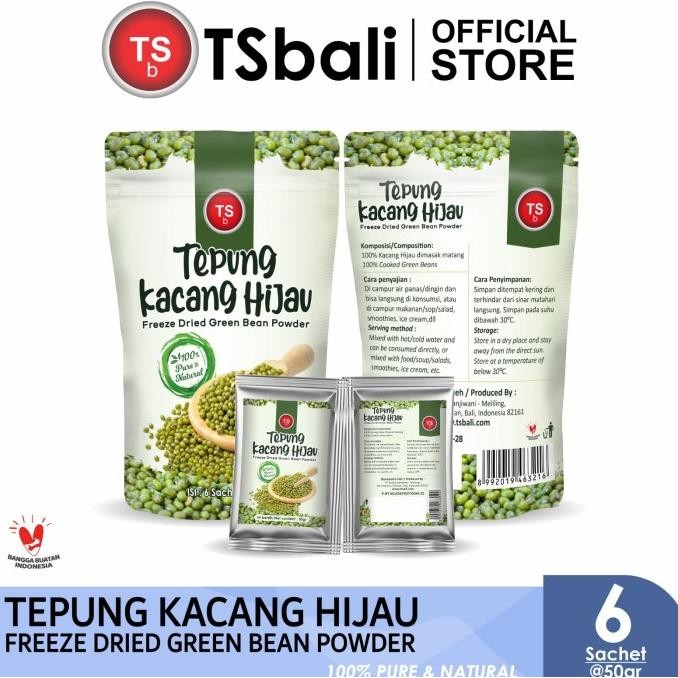 

BARU TSB FREEZE DRIED GREEN BEANS POWDER PURE/BUBUK KACANG HIJAU 6S @50GR
