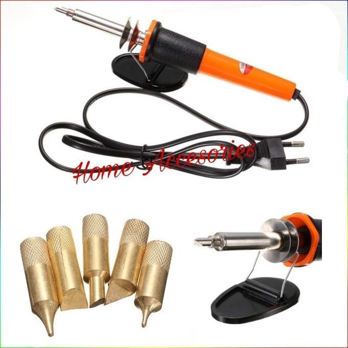 alat solder listrik untuk lukis / soldering iron / alat ukir kayu 30w stok terbatas