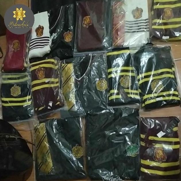 Paket vest Rompi Rajut Syal n Dasi Harry Potter Gryffindor Asrama Termurah