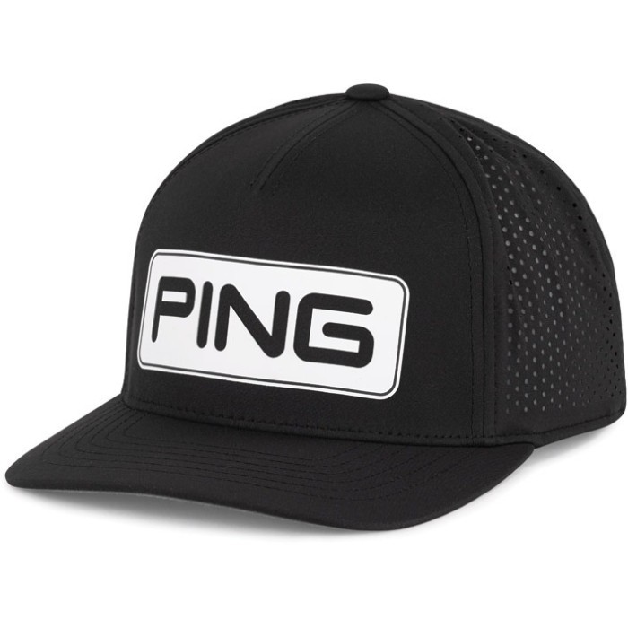 Topi Golf Cap PING Tour Vented Man golf Cap topi golf Black