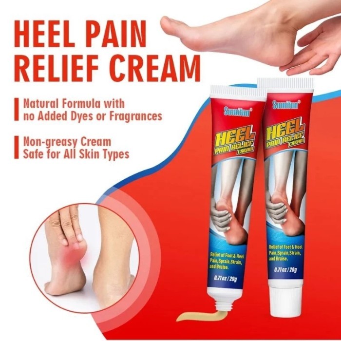 BIG SALE Salep Obat Sakit Otot Telapak Kaki Pereda Nyeri Tumit Cream Heel Pain